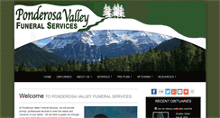 Desktop Screenshot of ponderosavalleyfunerals.com